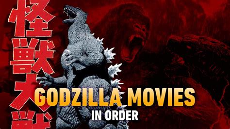 godzilla movies in release order